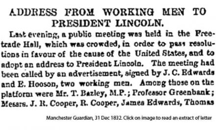 WHEN MANCHESTER UK MILL WORKERS VOTED TO STARVE RATHER THAN ENDORSE SLAVERY IN US